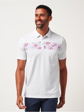NWT Travis Mathew Good Good Flourish Polo